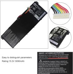 Acer KT.0040G.004 KT0030G.004 Batarya - Pil Ver.2 (15.2V)