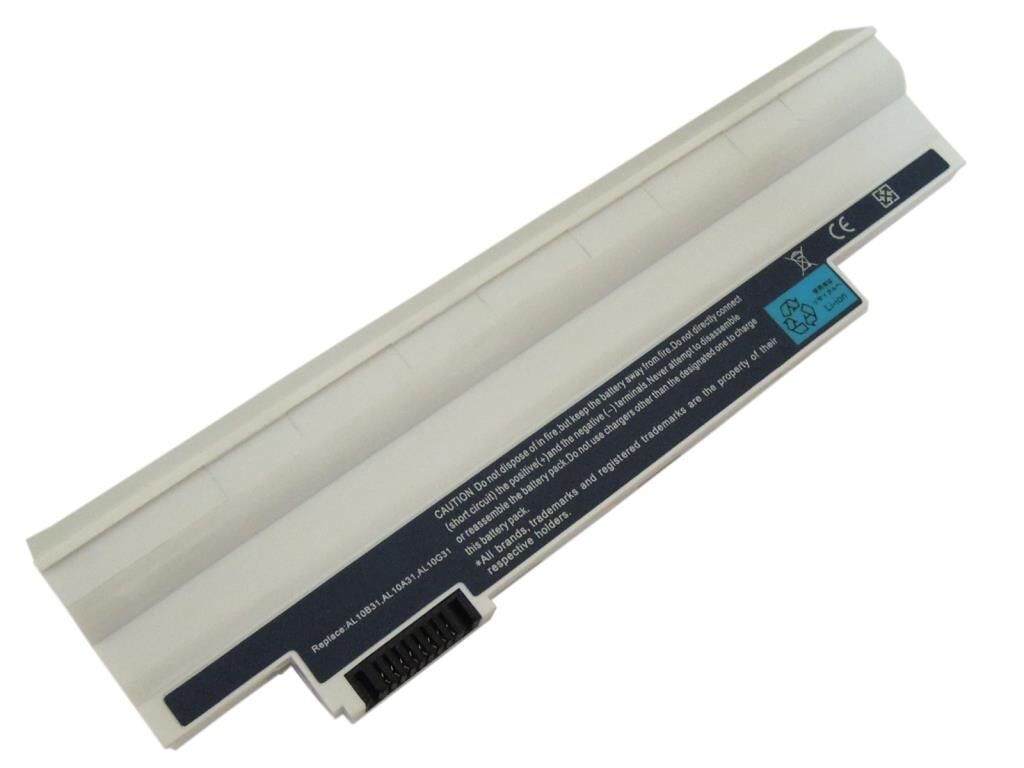 Acer Aspire One D255E D255-N55DQ D257 D257E Batarya Pil(Beyaz)