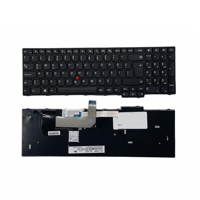 Lenovo ThinkPad E560, E560P Notebook Klavyesi - Siyah - TR