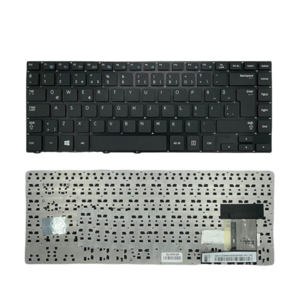 Samsung NP530U4E, NP540U4E, NP370R4E Notebook Klavye (Siyah TR)