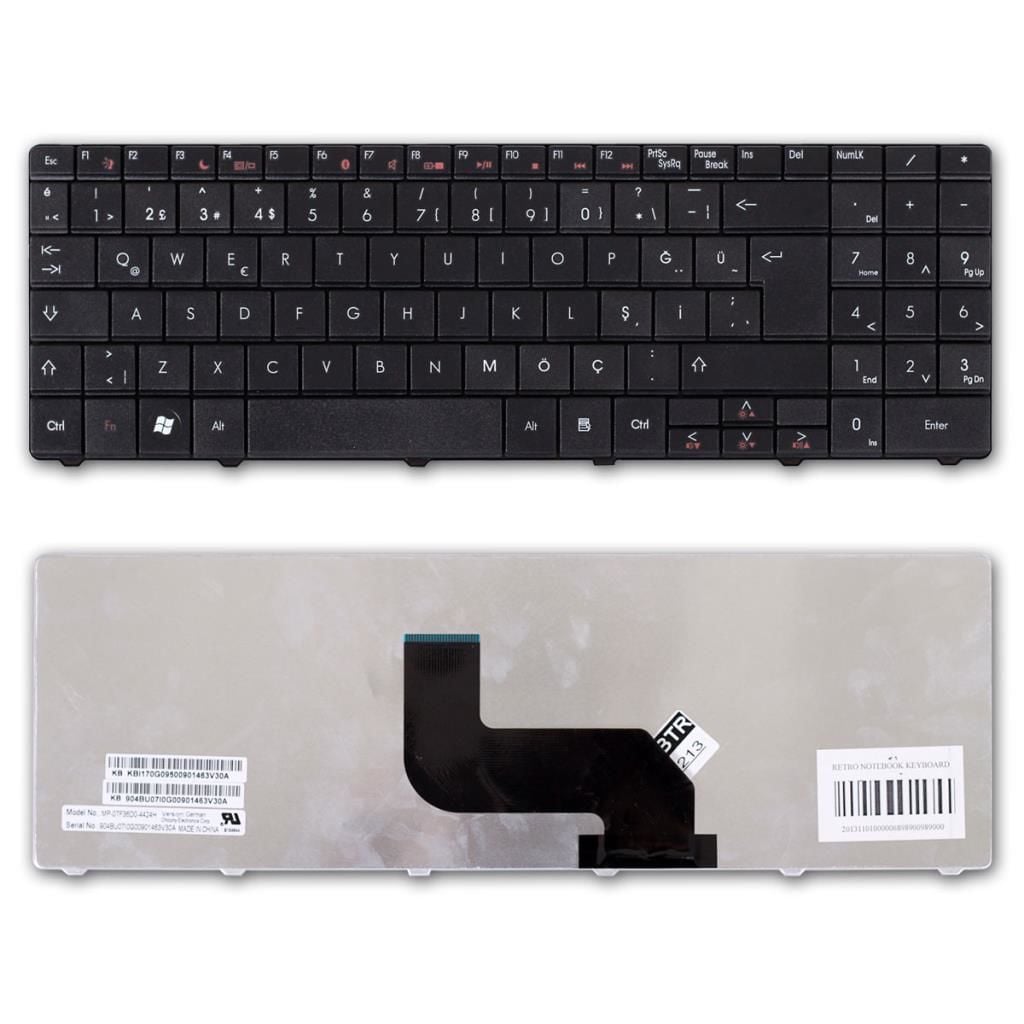 Packard Bell EasyNote TJ65, TJ75 Notebook Klavesi (Siyat TR)