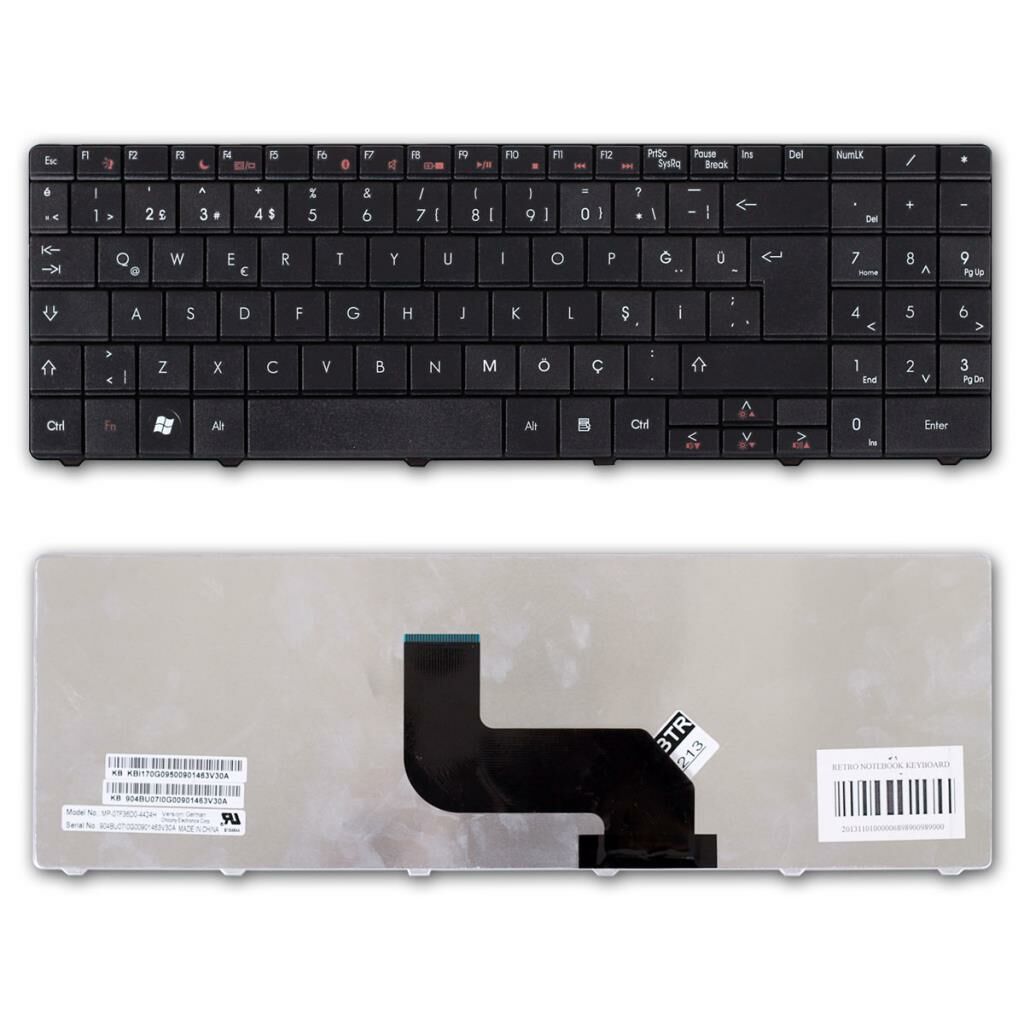 Packard Bell EasyNote TJ67 Notebook Klavesi (Siyat TR)