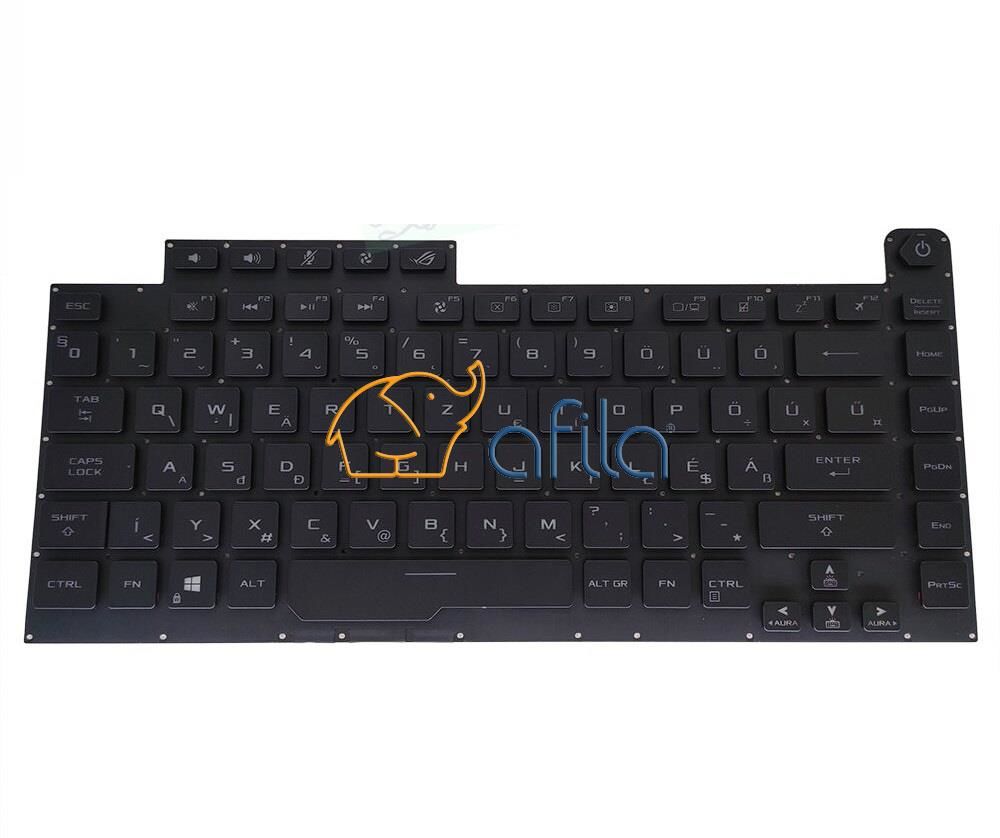 Asus G512LI-HN285A9, G512LI-HN285T Notebook Klavyesi Siyah TR - Ver.3