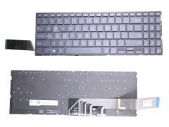 Asus Mars15 X571 X571G Notebook Klavyesi - Siyah - TR - Işıklı