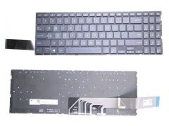 Asus X571F K571 K571GT Notebook Klavyesi - Siyah - TR - Işıklı
