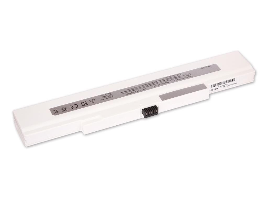 MT50-354400-S4S6 Notebook Bataryası, Laptop Pili - Beyaz - 6000mAh