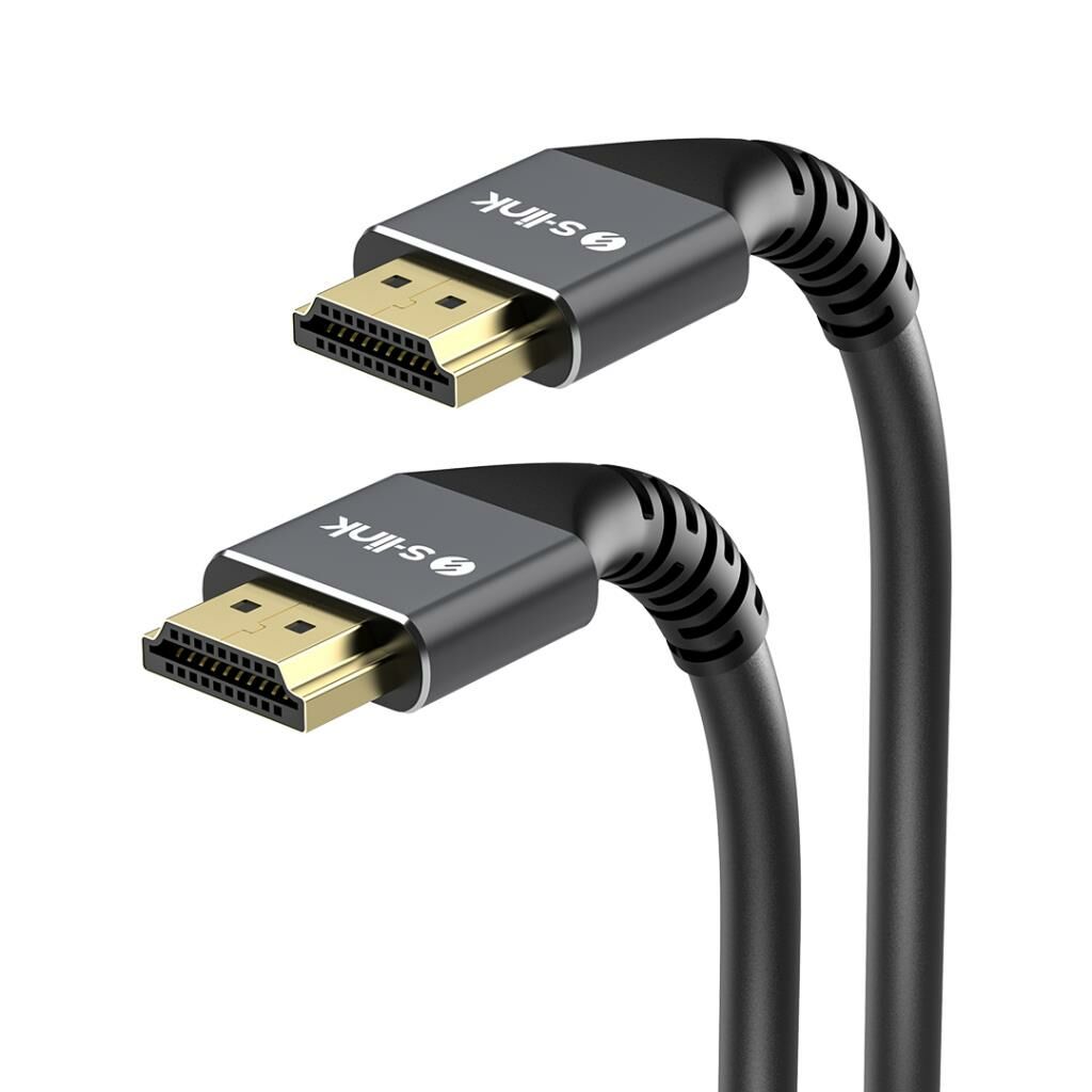 S-LINK SLX-HD4K10 19+1 10 METRE V2.0 4K 30HZ METAL HDMI KABLO (10mt)