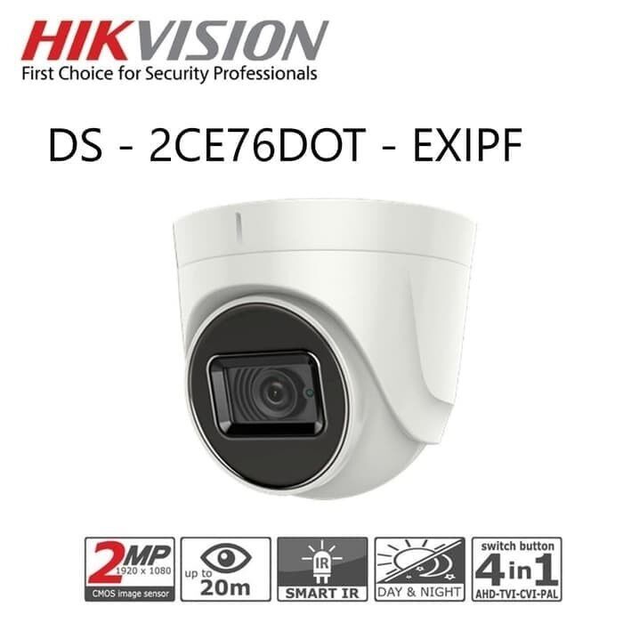 HIKVISION DS-2CE76D0T-EXIPF 1080p Mini IR Dome Kamera