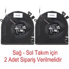 HP Victus Gaming 15-fa1006nt (7N9R4EA) uyumlu Notebook Cpu, Gpu Fanı (1 Adet)
