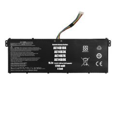 Packard Bell TG81-BA, TG83-BA Batarya - Pil Ver.2 (15.2V)