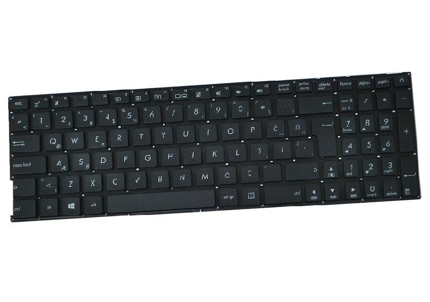 Asus X540BA-GO179T, X540BA-GO512 Notebook Klavye (Siyah TR)