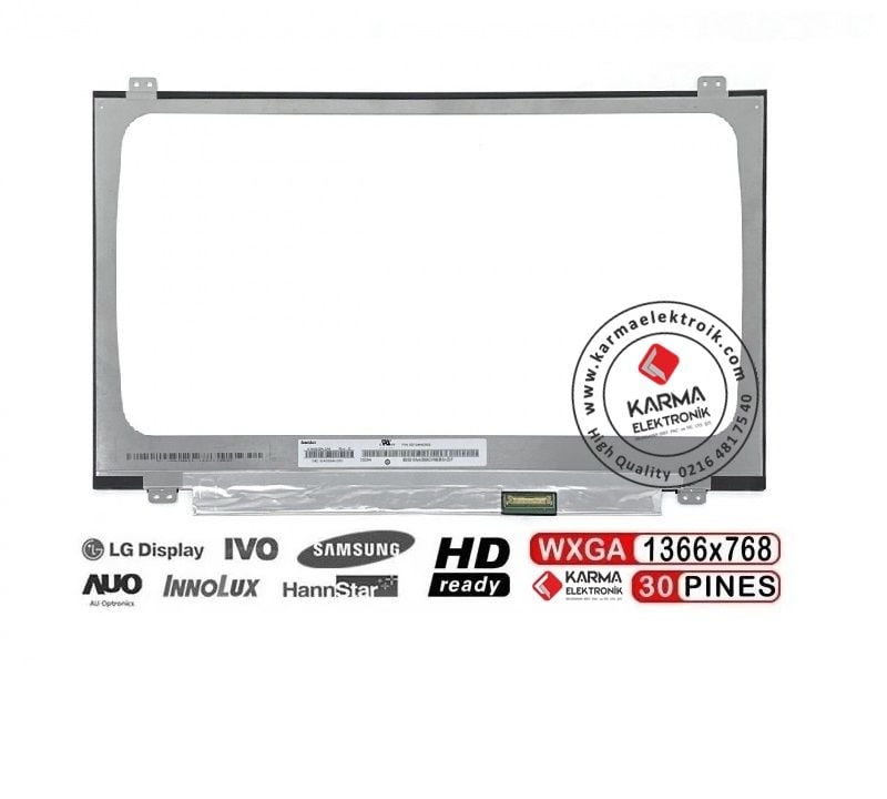 MB140AN01-6 Ver 1.0 Lcd Led Ekran - Panel 30 Pin (Ver.2)