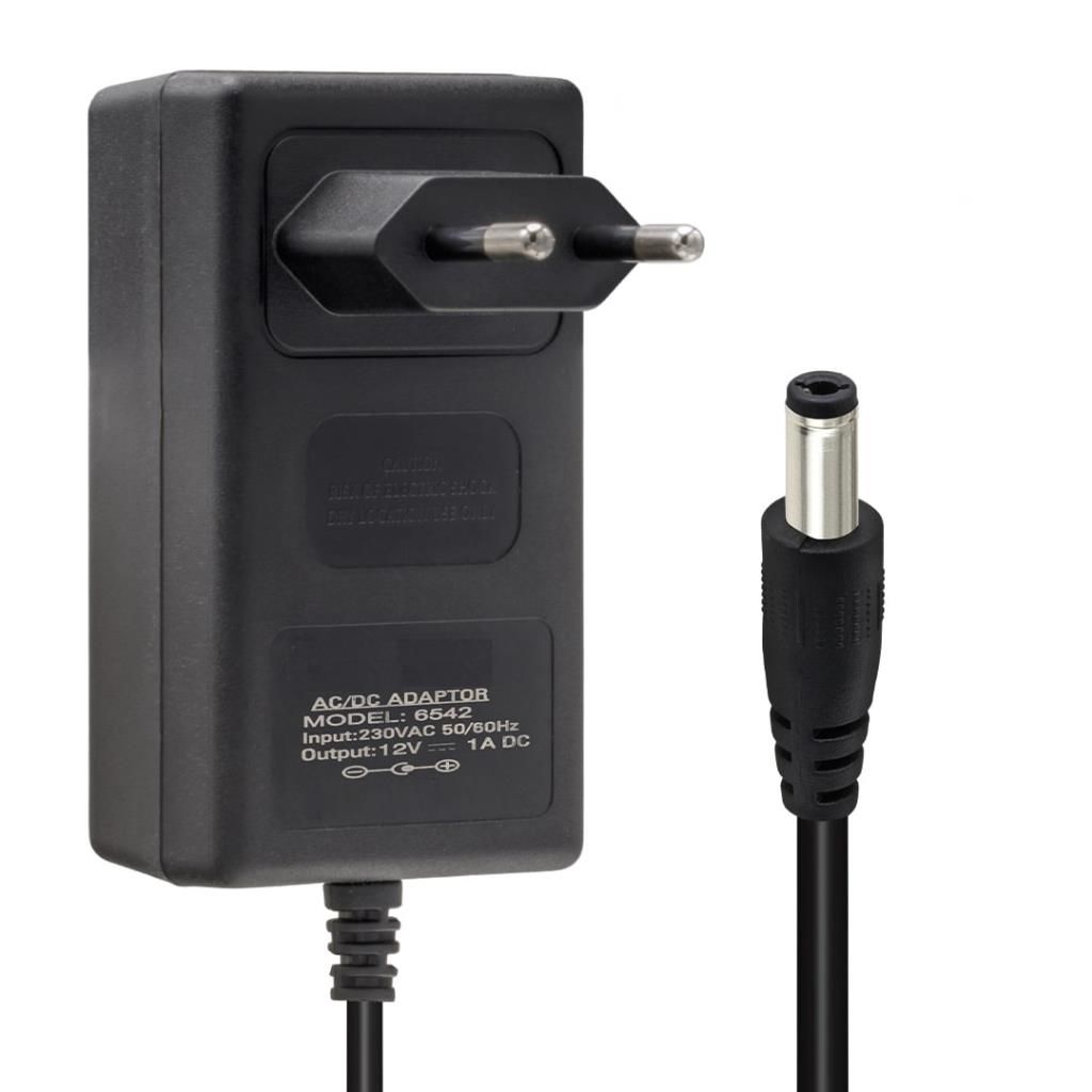 Afila, S-link, PowerMaster, Weko 12V 1A 5.5*2.5 Modem Adaptörü 1000Ma SL-123C,  PM-8118