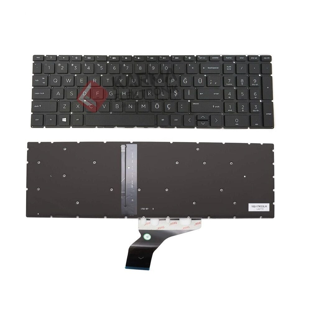 Hp Pavilion 15-da2035nt (9RG83EA) Notebook Klavyesi (Siyah TR) ışıklı