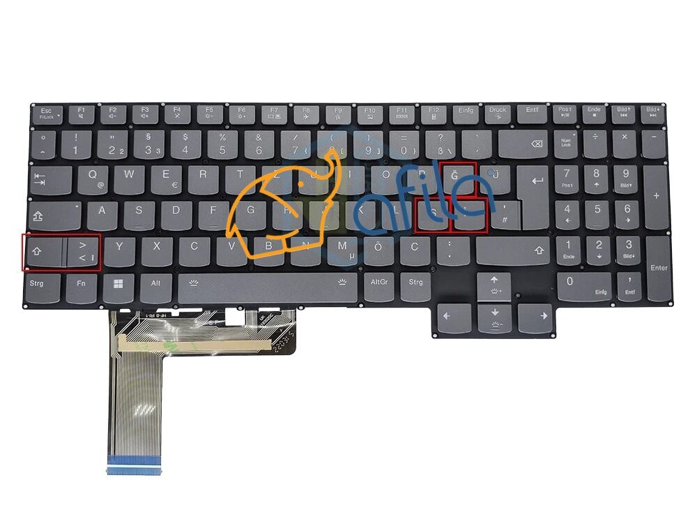 Lenovo LOQ 82XT00ENTXAR1, 82XT00ENTXAR10 Notebook Klavyesi, Tuş Takımı Siyah TR - RGB Backlit