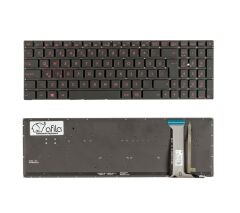 Asus R555JK R555JM R555JQ Notebook Klavye (Siyah Aydınlatmalı TR)