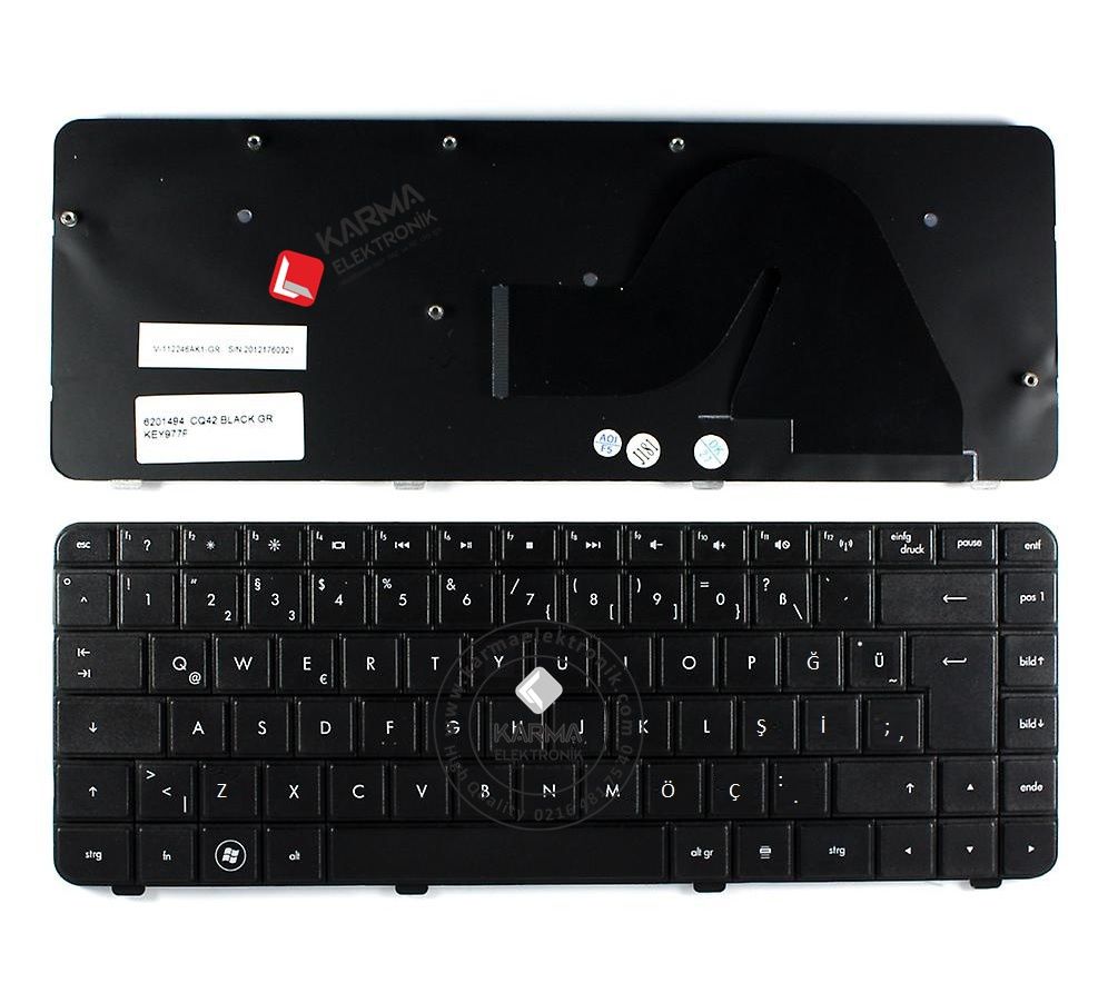 HP Compaq Presario G42 CQ42 CQ42-100 CQ42-200 G42-300 Notebook Klavye (Siyah TR) V112246A