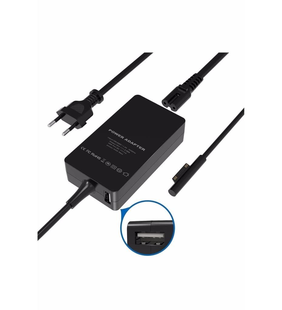 Microsoft Surface Laptop 2 Notebook Adaptör - Şarj Cihazı / 39W