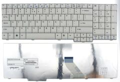 Acer Aspire 5535-6608 5735-4624 Notebook Klavyesi - Beyaz - TR