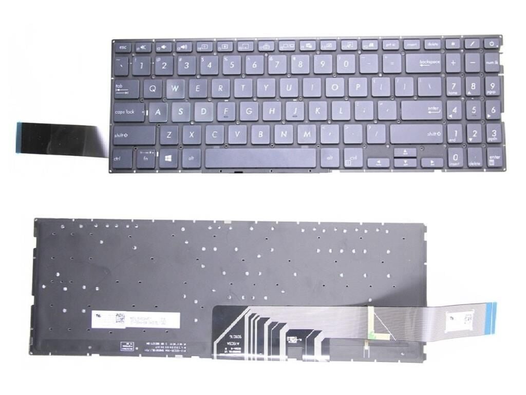 Asus VivoBook 15 X571LI-AL080A7 uyumlu Notebook Klavyesi (Siyah TR) ışıklı