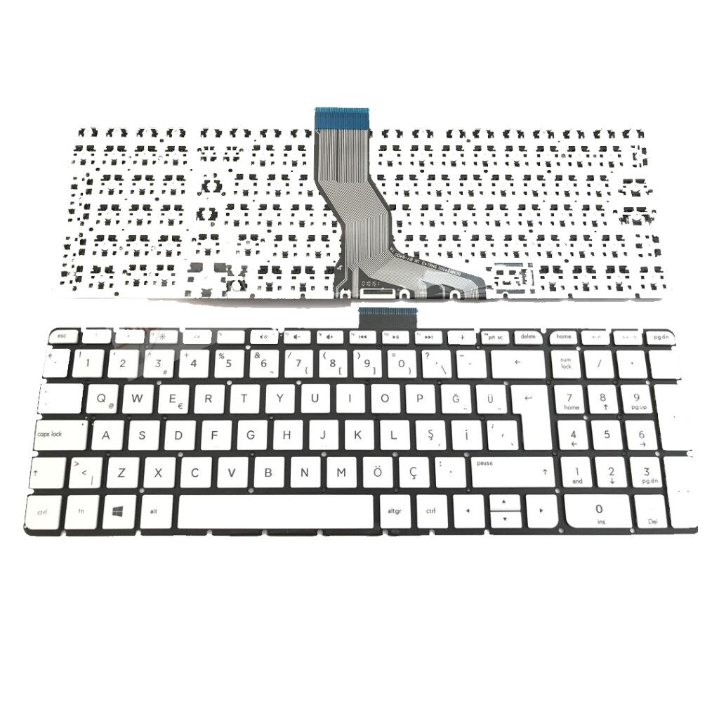 Hp Envy 17-R, 17-R100NT Klavye (Beyaz TR) BÜYÜK ENTER