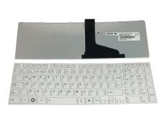Toshiba Satellite C850-18z Notebook Klavyesi (Beyaz TR)