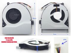 Asus X550J, X550JD, X550JF, X550JK, X550JX Cpu Fanı Ver.2 (11mm)