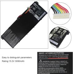Acer 7 A715-75G-78BD Bataryası Pili Ver.2 4-Cell 15.2V