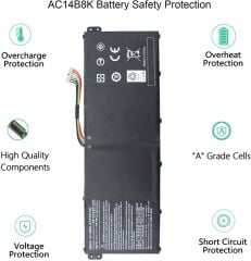 Acer 7 A715-75G-78BD Bataryası Pili Ver.2 4-Cell 15.2V