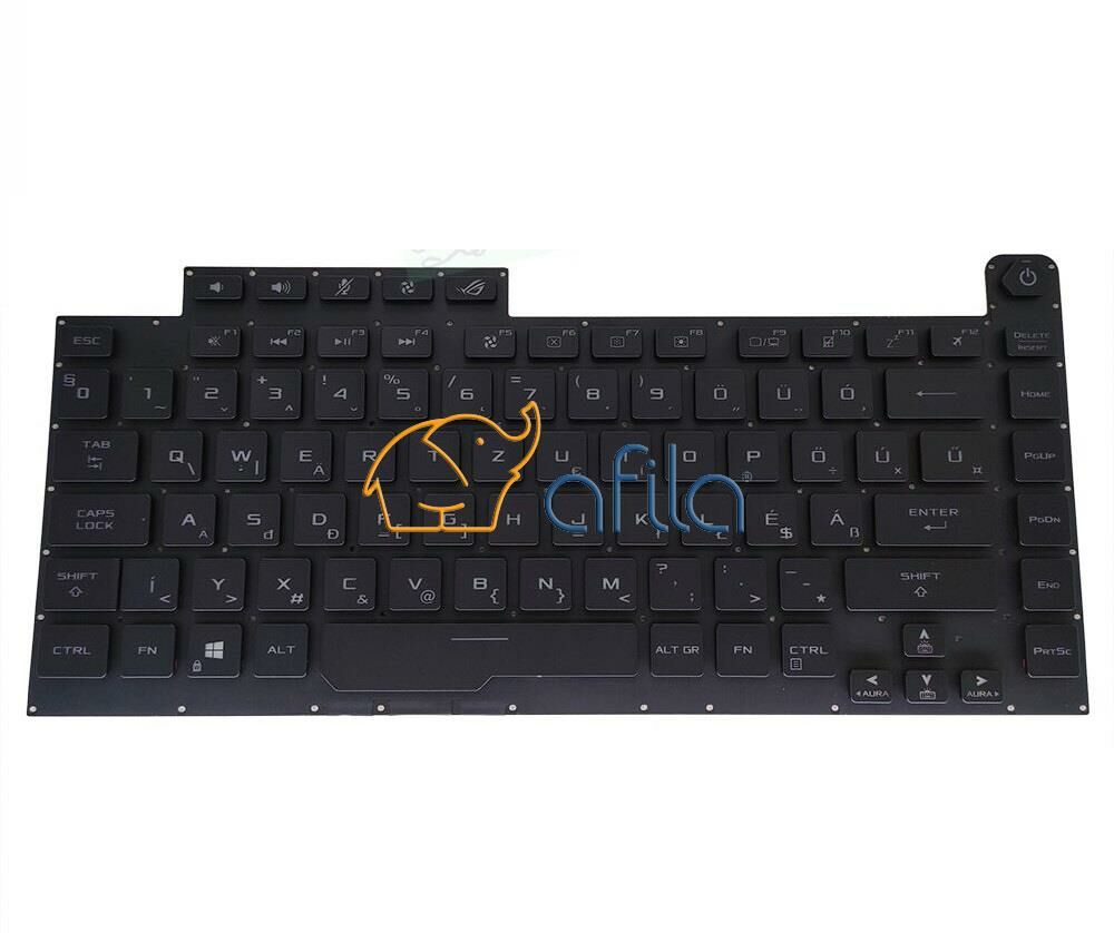 Asus G531GU-AL009T, G531GU-AL012 Notebook Klavyesi Siyah TR - Ver.3