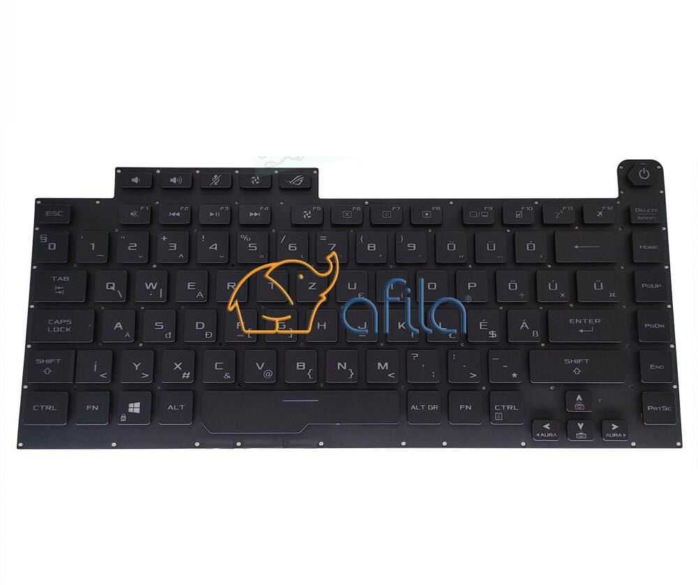 Asus G531GU-AL012T, G531GU-AL337 Notebook Klavyesi Siyah TR - Ver.3