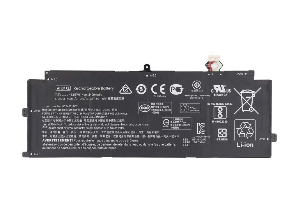 Hp uyumlu Spectre 12-c000 x2, AH04XL Notebook Bataryası, Laptop Pili / RHL-205