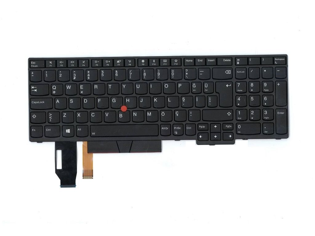 Lenovo E590 E580 E595 Notebook Klavyesi - Siyah - TR - Işıklı