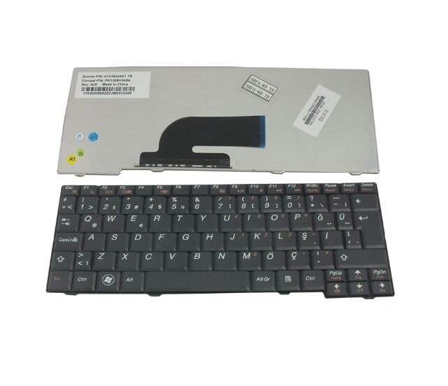 Lenovo İdeapad S10-2, S11 Notebook Klavye, Tuş Takımı / Siyah TR