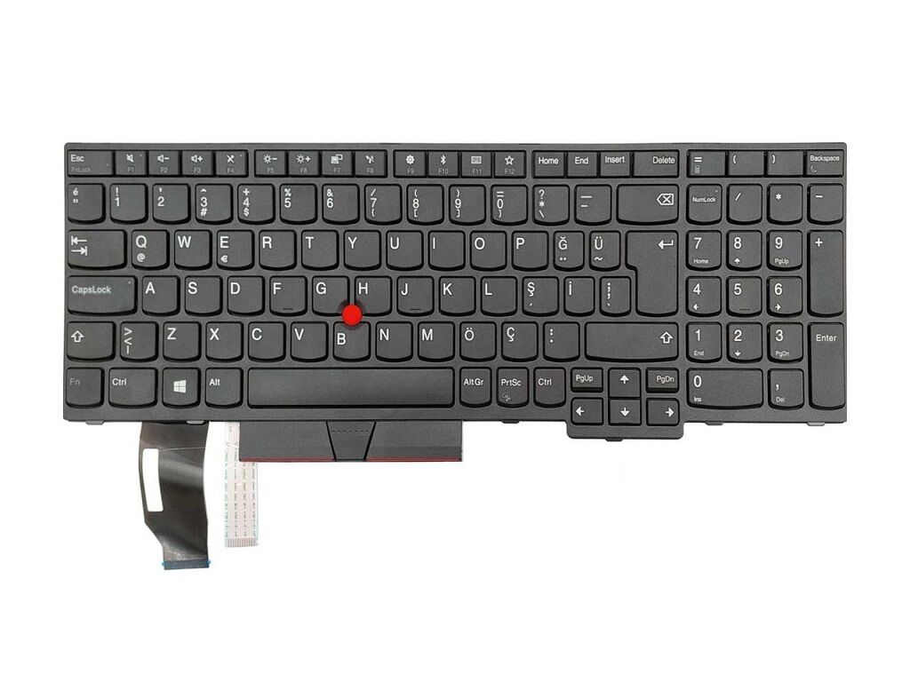 Lenovo Thinkpad L580 T590 E590 E595 Notebook Klavye - Siyah - TR
