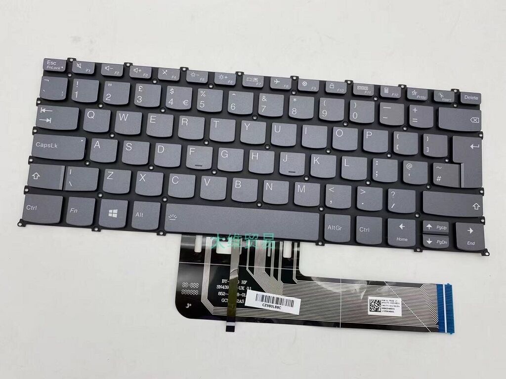 Lenovo Flex 5-14IIL05 Notebook Klavyesi - Siyah - TR - Backlit