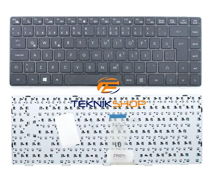 Grundig 1460 B2 i3 AEJW6A00010 Notebook Klavyesi - Siyah - TR
