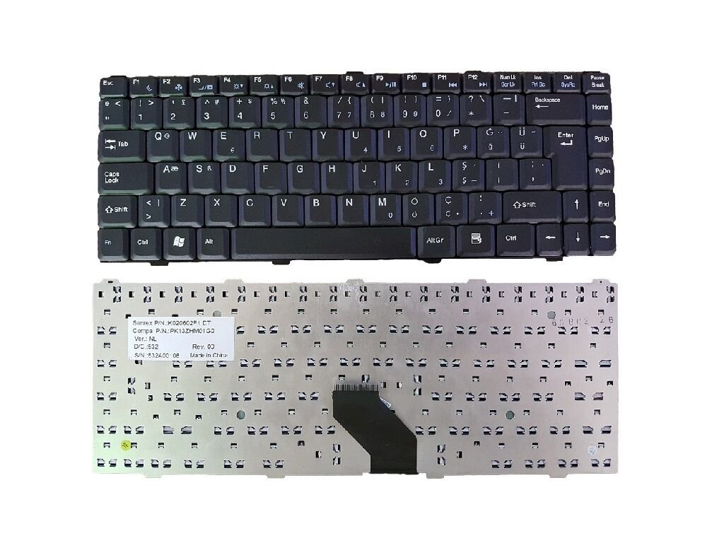 Monster T74S96J5l T71S96S0l Klavye (Siyah TR)
