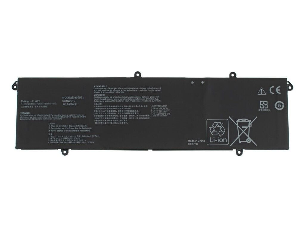 Asus VivoBook S14 OLED K3402ZA Notebook Bataryası, Laptop Pili - Ver.1