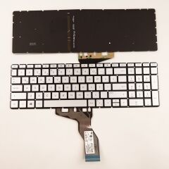 Hp 15s-FQ2049nt 2N2U8EA12 Notebook Klavyesi (Silver-Gri TR) ışıklı