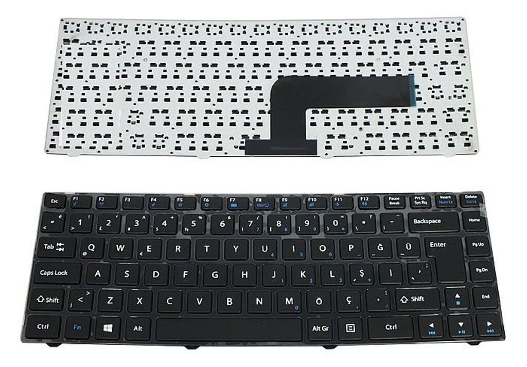 Grundig UBS i5 V2 Notebook Klavyesi Siyah TR