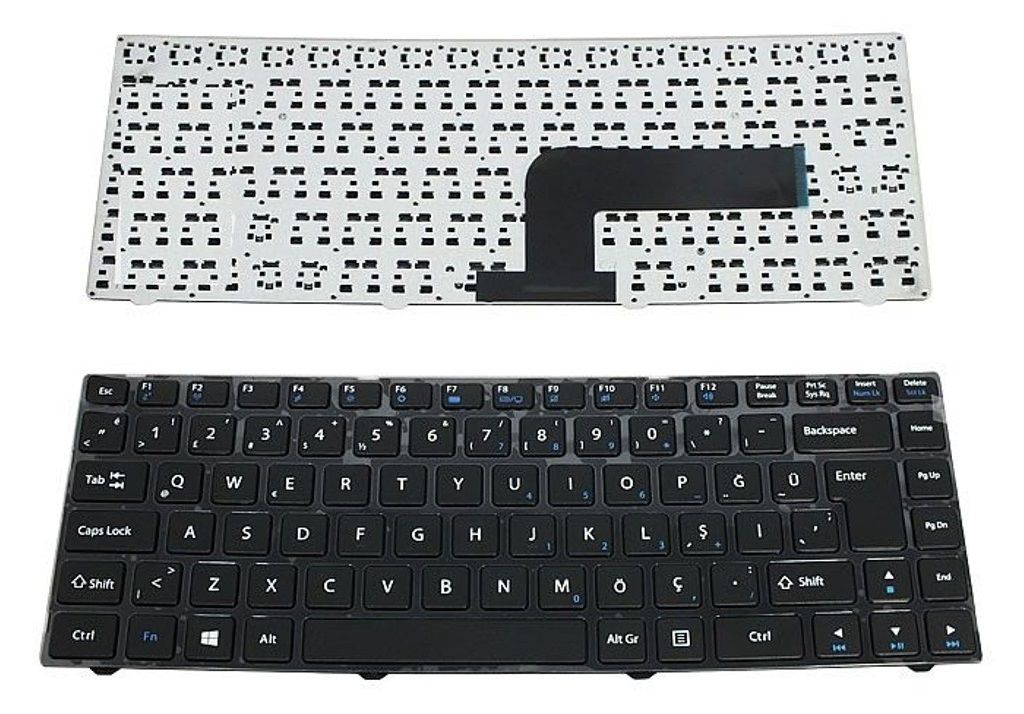 Grundig B14Y Notebook Klavyesi Siyah TR