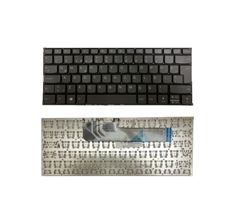 Lenovo ideaPad Yoga 80JR uyumlu Notebook Klavye - Tuş Takımı / Siyah - TR / ışıklı