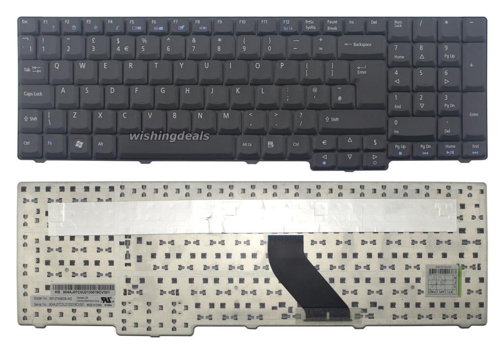 Acer PK13CQ60120 PK13CQ60110 Notebook Klavyesi - Siyah - TR