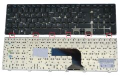 Dell inspiron 17-3721 17-3737 17-5721 17-5737 17-M731R 17-5735 Klavye Siyah TR