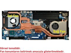 Monster Abra A7 V13.3.3 Notebook Cpu Fanı Ver.1 (Sağ Fan)