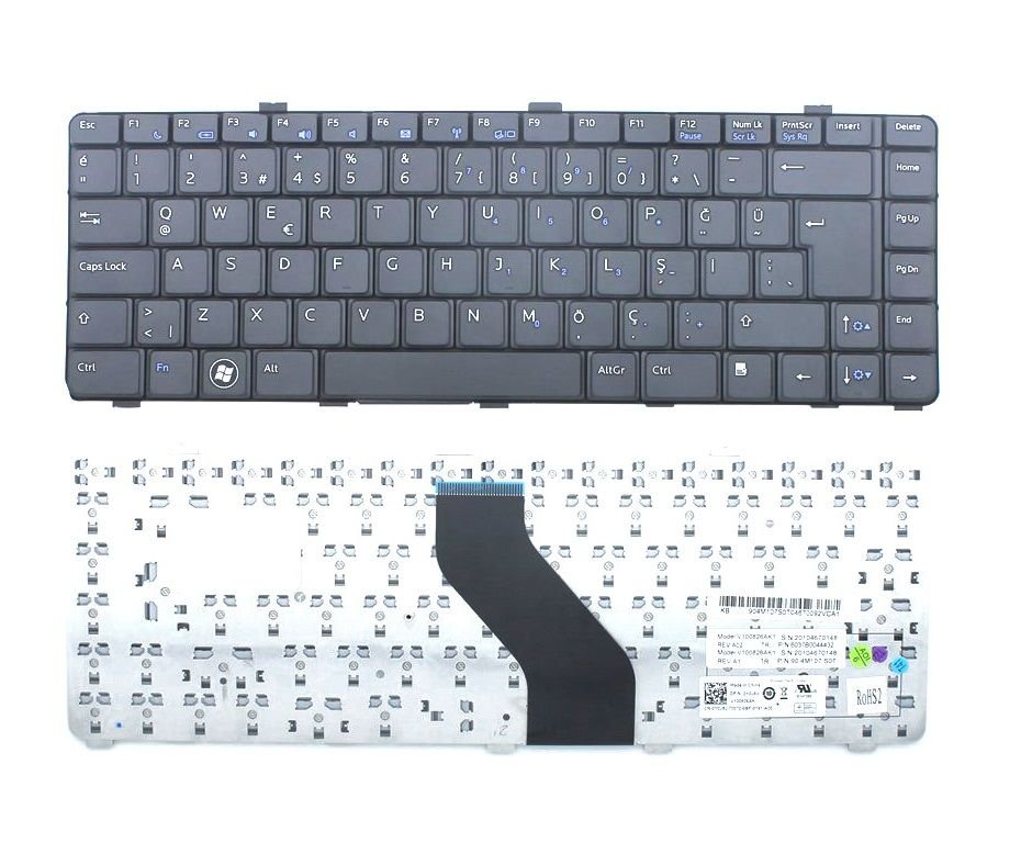 Dell Vostro V13 V13Z V130 90.4M107.S0T Notebook Klavye Siyah TR