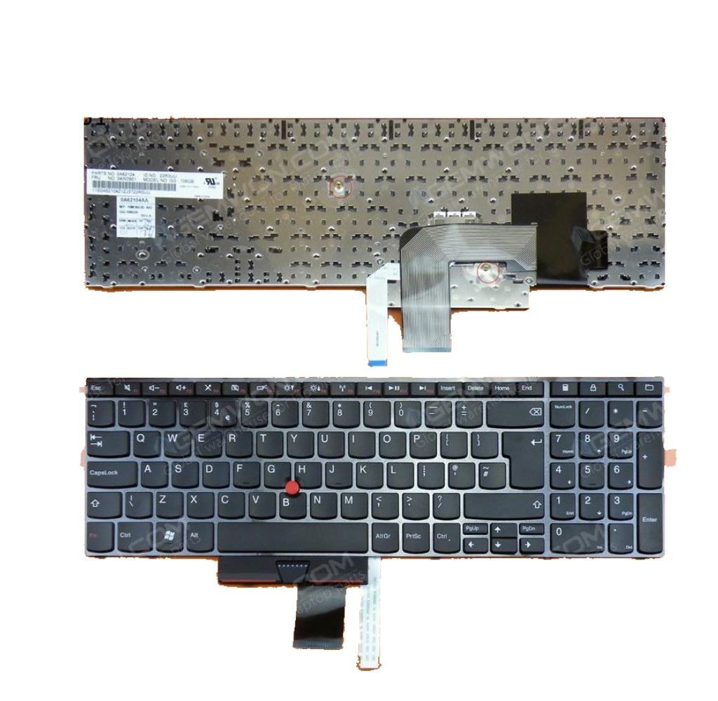 Lenovo ThinkPad E520 E520s E525 Notebook Klavyesi - Siyah - TR