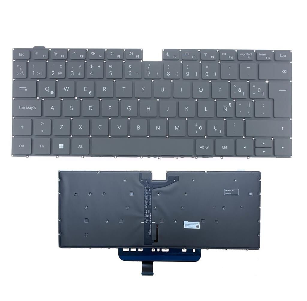 Huawei KLV-W19C Notebook Klavyesi - Siyah - TR - Işıklı