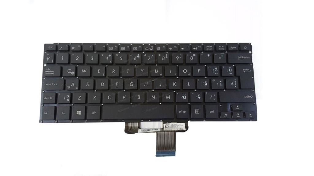 Asus U4000UA U4000UF, U4000UQ Klavye / Siyah - TR ışıklı